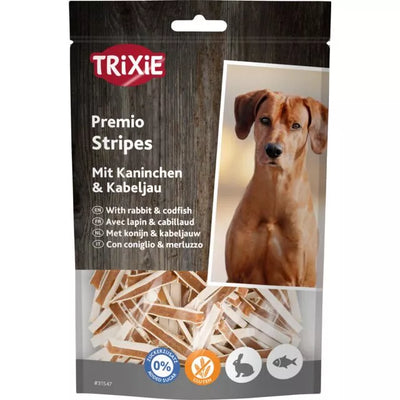 1.7_31547 TRIXIE PREMIO Fish Rabbit Stripes, 100 g (pak.6)