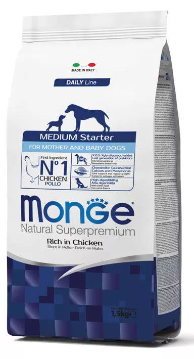 Monge Dry Dog Medium STARTER 1,5 kg