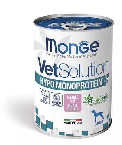 Monge VetSolution Dog Wet HYPO MONO Pork 400g