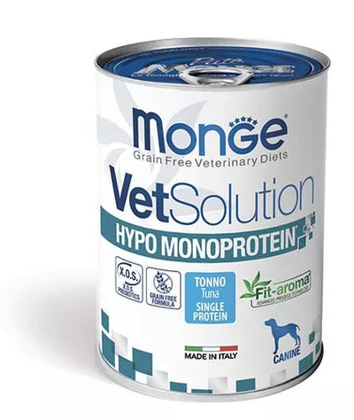 Monge VetSolution Dog Wet HYPO MONO Tuna 400g