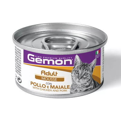 GEMON - Wet Cat Mousse Adult Chicken/Pork 85g