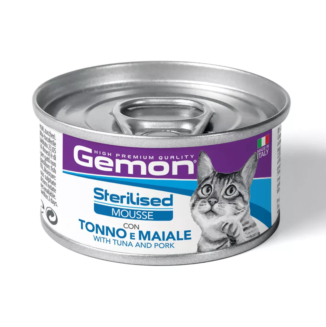 GEMON - Wet Cat Mousse Sterilised Tuna/Pork 85g
