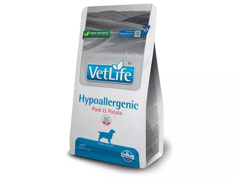 FARMINA VET LIFE - DOG Dry HYPOALLERGENIC Pork&Potato ADULT 2 kg