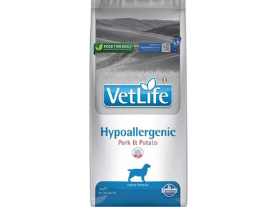 FARMINA VET LIFE - DOG Dry HYPOALLERGENIC Pork&Potato 12 kg