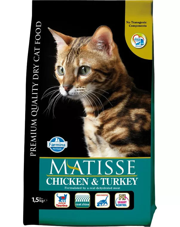 FARMINA MATISSE - CAT Dry Chicken&Turkey 1,5 kg