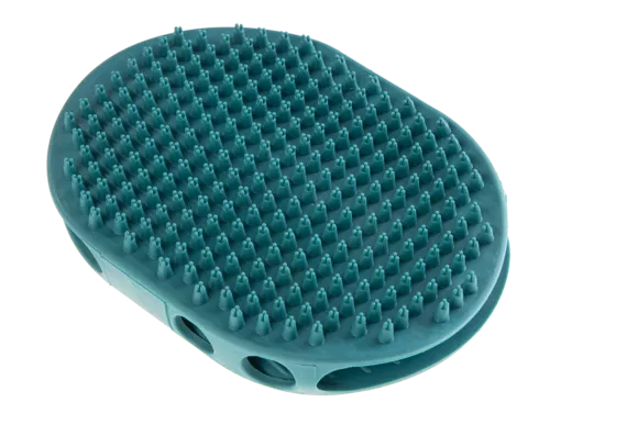 Gimdog Double Sided Oval Brush 11,5x15cm ovalios šukos ant delno dvipusės