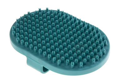 Gimdog Oval Brush ovalios guminės šukos ant delno