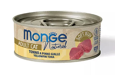Monge Jelly - Wet Cat Yellowfin tuna in jelly 80g