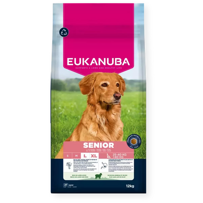 Euk Dog Senior L/XL Breed Lamb Rice 12 kg