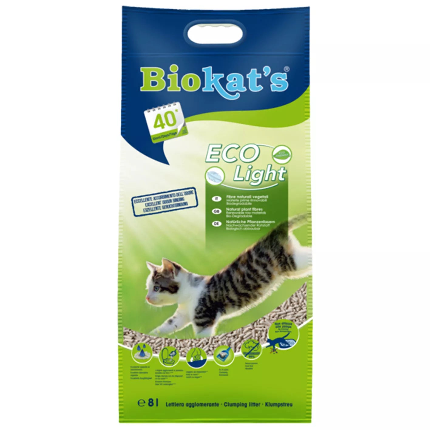 Biokat's Eco Light natūralus kraikas 8l