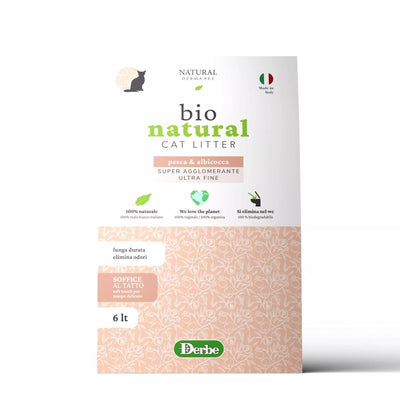 Natural Derma Pet Super Kemming Kukurūzų Kačių Kraikas – Mažai Dulkių, Kvapo Kontrolė, 6L Pakuotė