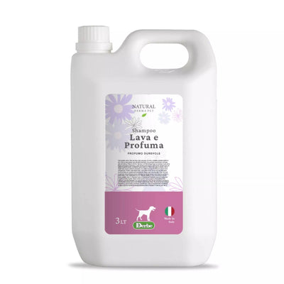 Natural Derma Pet Lava & Profuma Obuolių šampūnas šunims – švelnus valymas, gaivus kvapas, 3l butelis