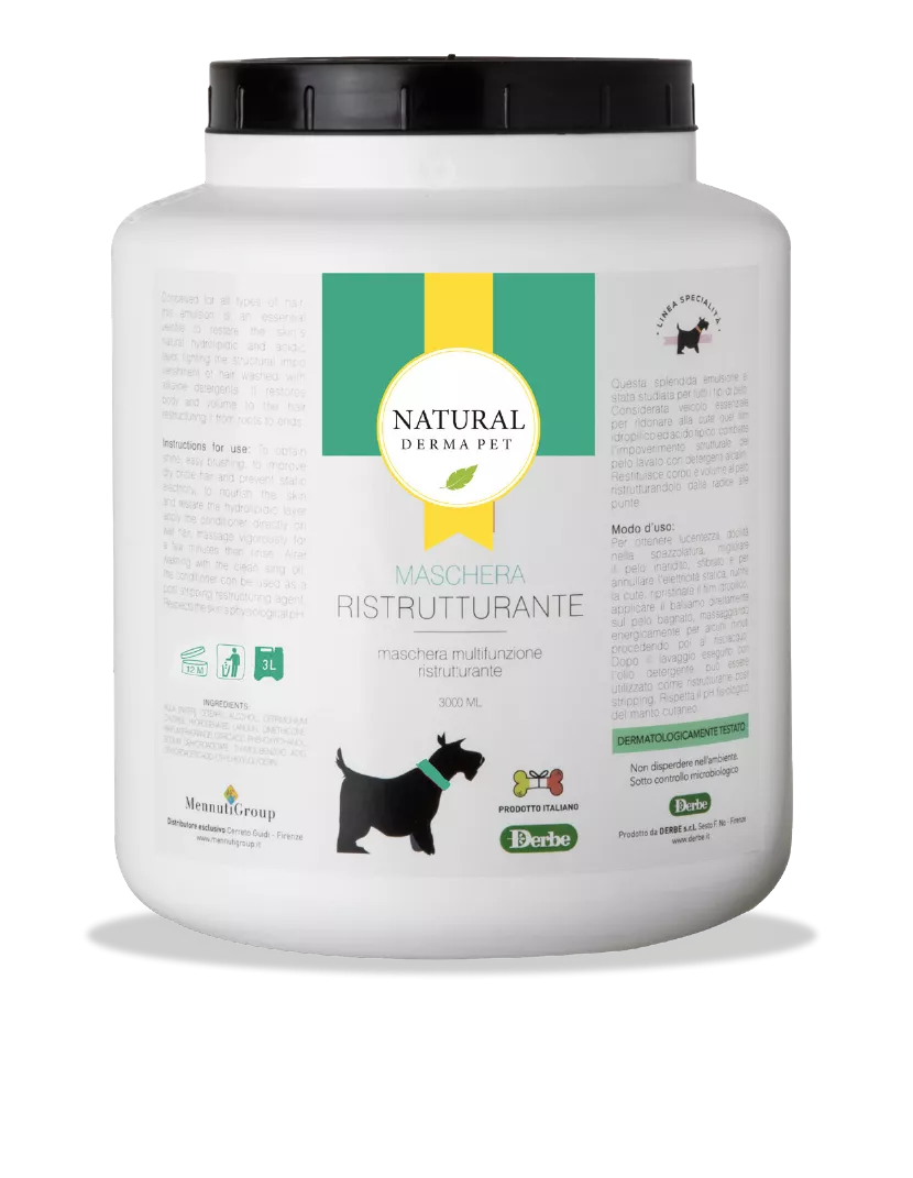 Natural Derma Pet Atstatantis Kondicionieriaus Kaukė – Atkuria Kailio Tūrį ir Stiprumą, 3L