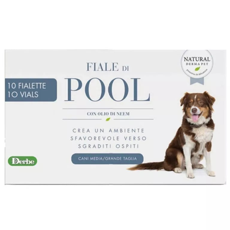 Natural Derma Pet Antiparazitinis lašinamasis ampulė nuo blusų ir erkių – mėnesinė formulė, 8ml vidutinio ir didelio dydžio šunims