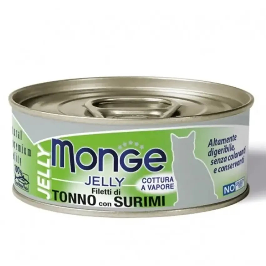 Monge Jelly - Wet kons. pašaras suagusioms katėms su tunu 80g