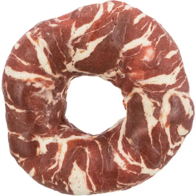 Trixie Denta Fun Kramtymo žiedas, Marmurinė jautiena, be pakuotės, 10cm, 110g