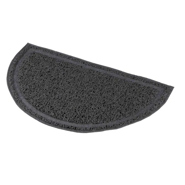 Trixie Kilimėlis prie tualeto, pusiau apvalus, PVC, 41x25 cm, antracito