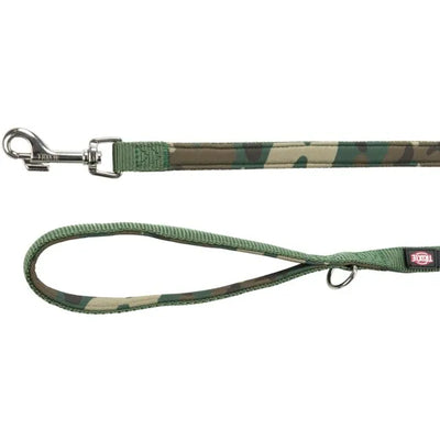 Trixie Premium pavadys, su neoprenu M-L 1m/20mm, kamufl./miško