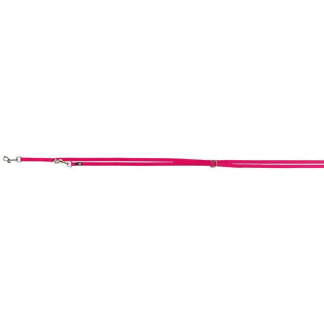 Trixie Premium pritaikomas pavadys, dvisluoksnis, XS 2m/10mm, fuksija